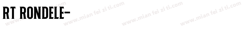 rt rondele字体转换